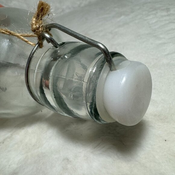 Rae Dunn Glass Bail & Trigger Bottle Collection Raised “GULP” On Bottle HTF NWT - Picture 5 of 6